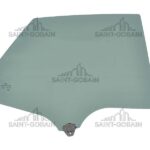 RH REAR DOOR GLASS GREY W/FITTING - SEKURIT